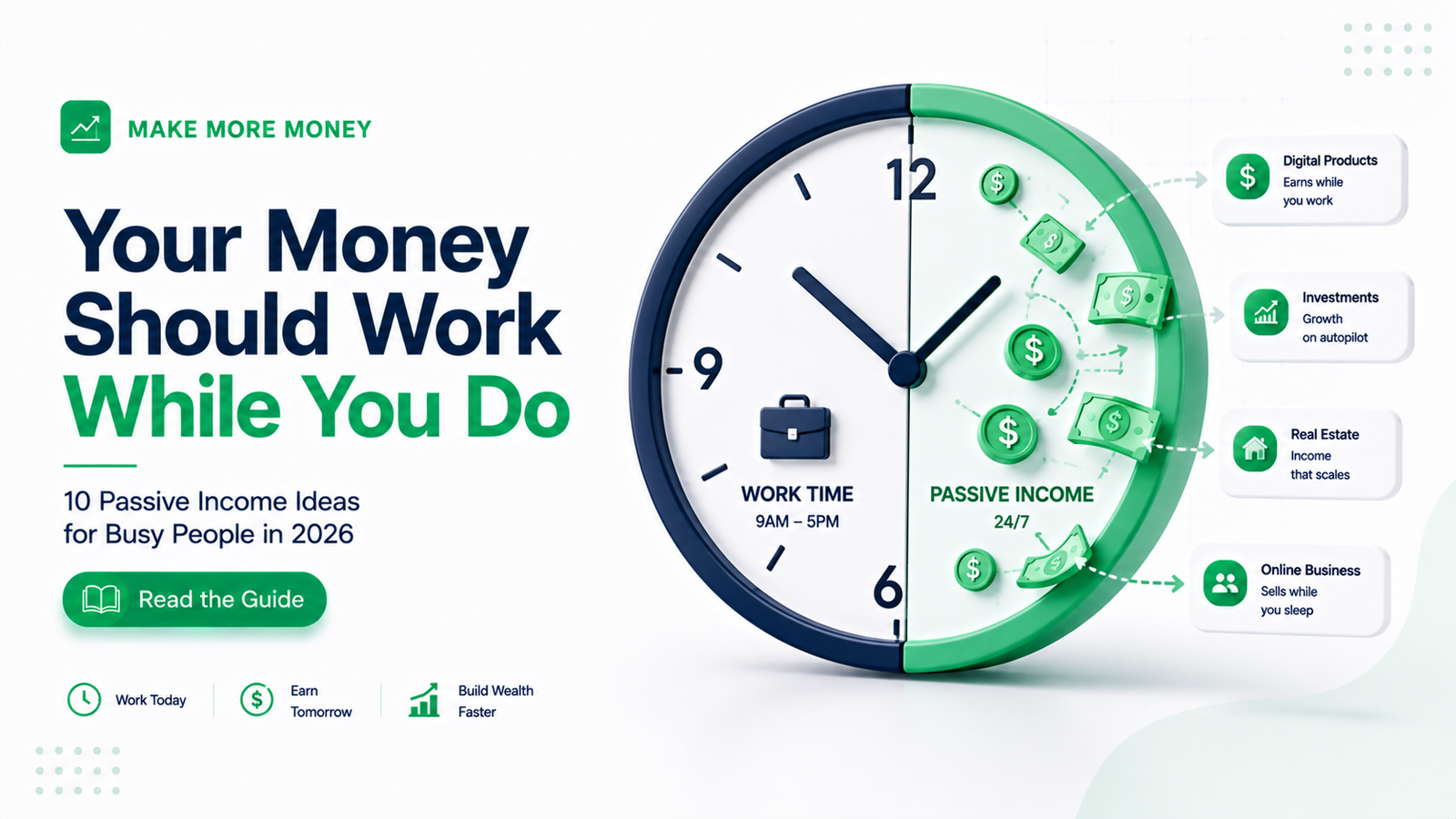 Best passive income streams for people with a full-time job