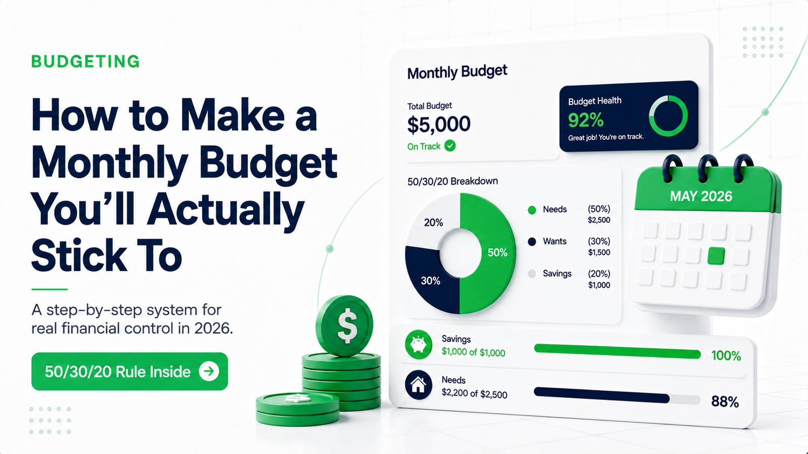How to Make - How to Make a Monthly Budget